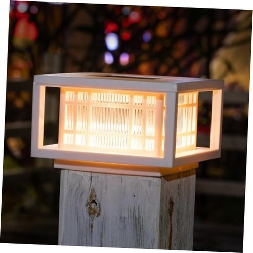 Solar post cap lights large - solar,
