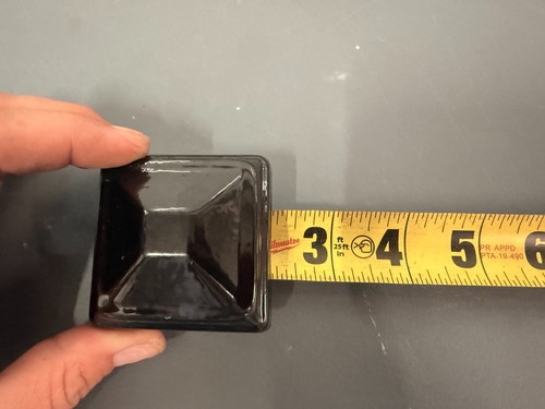 2 black square - (qty,